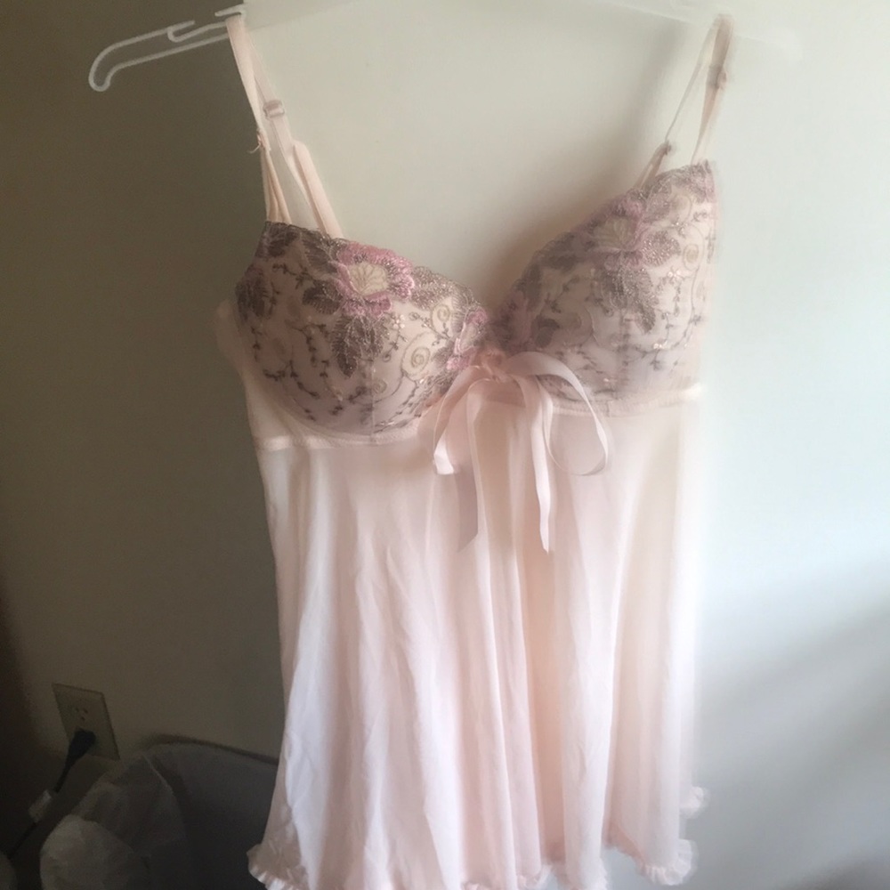 Enchanted lingerie very pretty pink color size xl